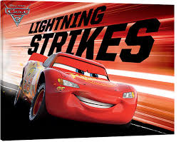 Canvas Print Cars 3 Lightning Strikes