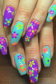 Chinese used enamel to coat their fingers pink. 25 Flower Nail Art Design Ideas Easy Floral Manicures For Spring And Summer