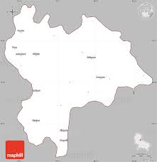 gray simple map of pilibhit cropped