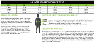 Under Armour 2 0 Base Layer Size Chart Ds Hair Studio