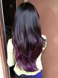 Love love love my new hair! Dark Brown Hair With Purple Underneath Google Search Hair Color Purple Hair Styles Purple Hair