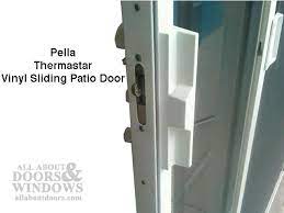 Pella Patio Door Handle Vinyl Sliding