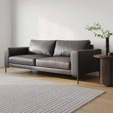 harper leather sofa 76 96 west elm