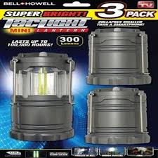 Shop Bell And Howell Taclight Mini Lanterns 3pk Collapsible Cob Led Lights Overstock 27901798