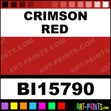 Crimson Red Soft Matte Fabric Textile Paints Bi15790