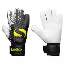 Sondico Mens Blaze Goalkeeper Gloves Black White