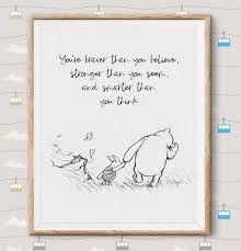 Classic Winnie The Pooh Quote Nursery