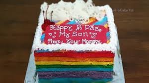 Ulang tahunnya kali ini dirayakan sederhana di rumah. Ide Bisnis Rumahan Menghias Kue Ulang Tahun Rainbow Cake Kue Ultah Kue Tart Sederhana Youtube