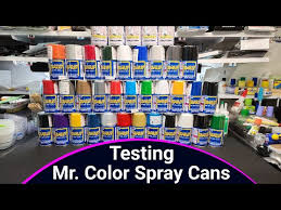 Testing Mr Color Spray Can Paints