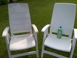 remove mold from plastic outdoor furniture