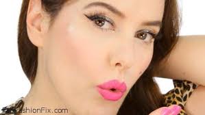 easy summertime pink makeup tutorial by