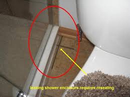 repair ed shower stall floor