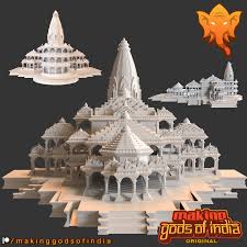free stl file ayodhya ram temple no