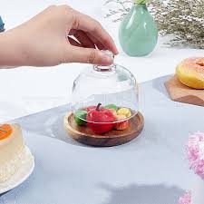 Nbeads Glass Dessert Dome With