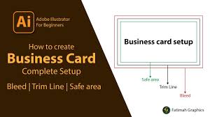 how to setup business card doent in