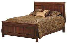 amish wilkshire sleigh bed from