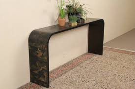 hand painted lacquer console table
