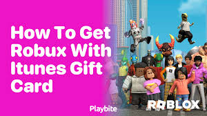get robux with an itunes gift card