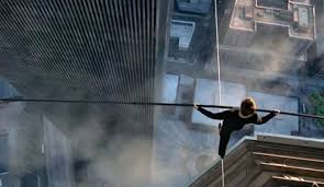 To walk the immense void between the world trade center towers. The Walk Joseph Gordon Levitt Learned To Walk The Wire In Just 8 Days Video The Walk Movie Joseph Gordon Joseph Gordon Levitt