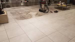 commercial tile floor cleaning and