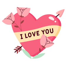 i love you stickers free valentines