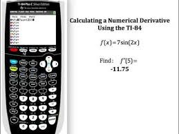 ti 84 graphing calculator calculus