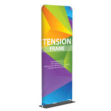 tension banner sign island