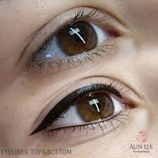 eyeliner top bottom aun lee