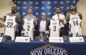 How to make a festive mardi gras door wreath by www.southerncharmwreaths.com/blog. Welcome The New Pelicans Here S What Lonzo Ball Brandon Ingram Derrick Favors Josh Hart Had To Say Pelicans Nola Com