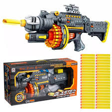 There are so many nerf guns on the market today. Blaster Electric Nerf Machine Battery Operated Semi Auto Nerf Gun 40 Pcs Soft Bullet Darts Lazada Ph