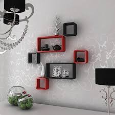 Wall Rack Set Of 6 Cube Rectangle