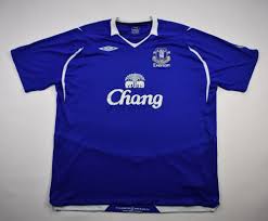 Everton fc's motto nil satis nisi. 2008 09 Everton Shirt 3xl Football Soccer Premier League Everton Fc Classic Shirts Com