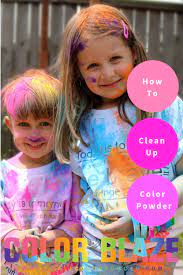 how to clean up powdered paint from