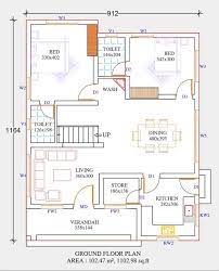 Small Plot Budget 2 Bedroom Home Design
