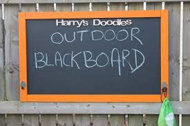Hanging Outdoor Blackboard Childrens