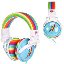 my little pony rainbow dash headphones
