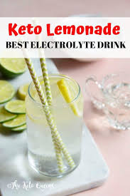 keto lemonade best electrolyte drink
