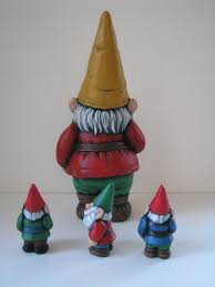 Ceramic Painted Garden Gnome Set One