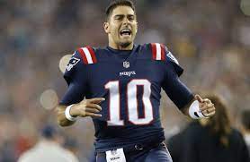 When he was with the patriots, he was out on the floor, mingling. Jimmy Garoppolo Was The Patriots Future He S Gone So Now What Sbnation Com