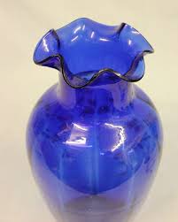 Large Late Victorian Bristol Blue Glass