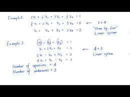 What Is A Linear System Definition