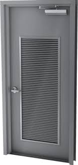 Hollow Metal Doors With Louvers Order
