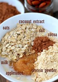 Calories per serving of basic overnight oats. Almond Joy Protein Overnight Oatmeal Kim S Cravings