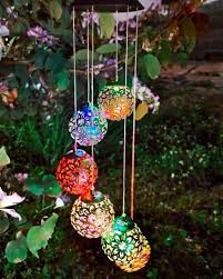 Magic Solar Wind Chimes Changing Colors