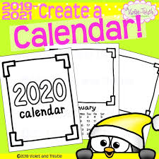 2020 And 2021 Calendar To Draw In Kids Calendar Parent Christmas Gift For Parents Desk Calendar Doodle Calendar Printable With 2019