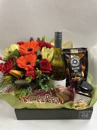 food and wine gift basket wildbella