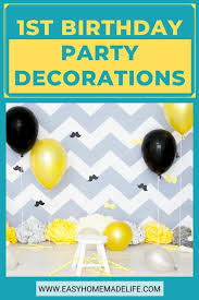 1st birthday party decorations for