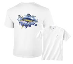 Old Yeller Yellowfin Tuna Fishing T Shirt Cartoon T Shirt
