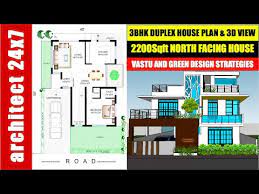 3bhk Duplex House Plan 3d View Ii
