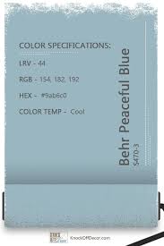 Behr Blue Paint Colors Guide Most